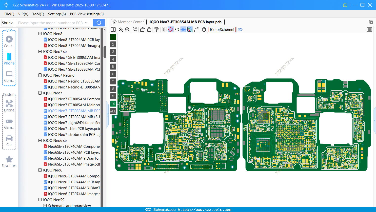 VIVO IQOO Neo7-ET3085AM MB PCB Layer